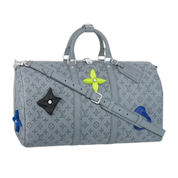 Louis Vuitton Keepall Bandouliere 50 Rock Climbing Taurillon Weekend Travel Bag - Picture 1 of 12